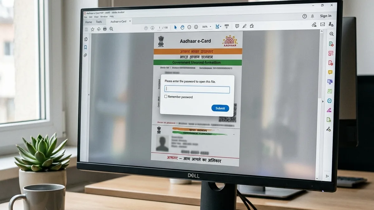 Aadhaar PDF Password Helper Tool Online